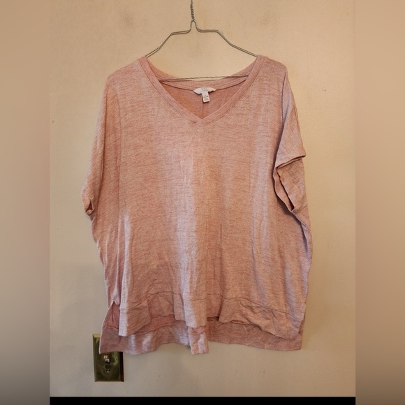 Time and Tru Tops - Time and tru pink blouse size womens large oversized
